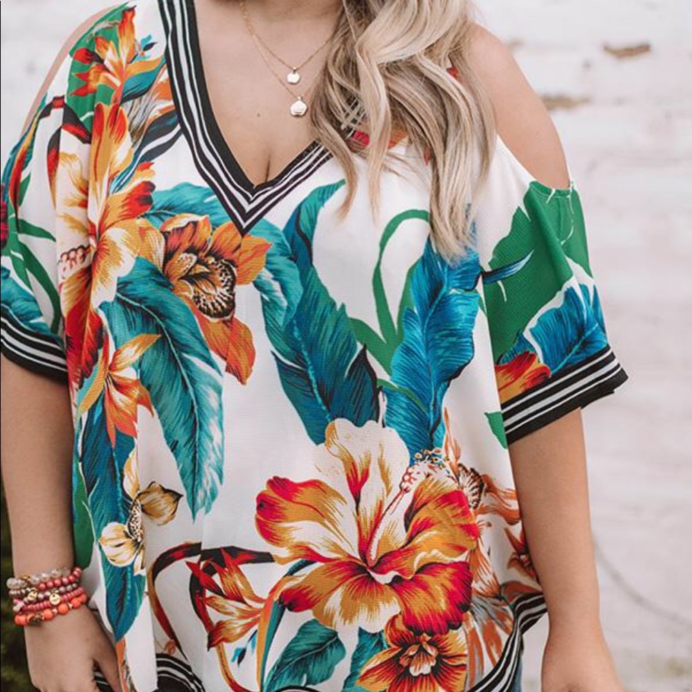 Poolside In Paradise Shift Top - Picture 3 of 8